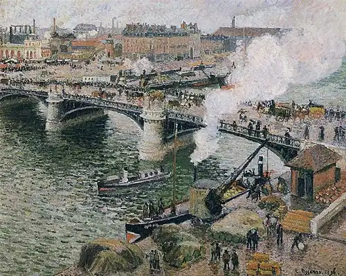 Pont Boieldieu in Rouen, Rainy Weather, 1896. (Art Gallery of Ontario)