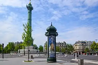 Place de la Bastille in 2020