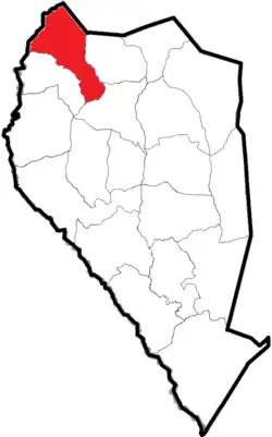 Location of Plain View Township within Sampson County