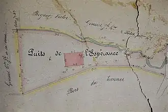 Plan of shaft installations