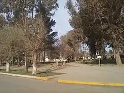 Plaza Central en Añelo Provincia del Neuquen