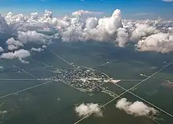 Aerial view of Pleasant Plains