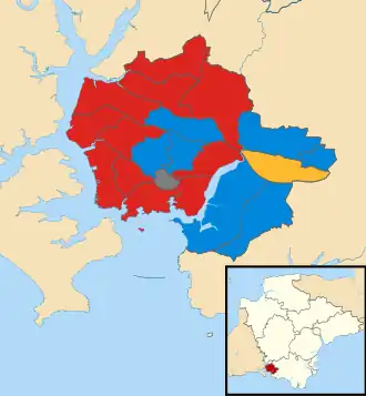 2004 results map