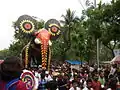 Elephant motif in the Mangal Shobhajatra, 2007