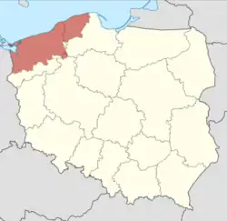 "Narrow Pomerania" or Western Pomerania in Poland