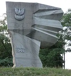 Monument to Polish soldiers in Crostwitz (Chrósćicy)