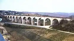 Railway bridge near Campolieto-monacilioni's train station