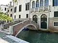 private bridge of the palazzo Gradenigo a S.Giustina Rio de San Francesco de la Vigna