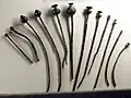 Opium-poppy-head pins, Germany