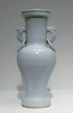 Qingbai porcelain vase, 14th century