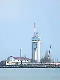 Port of Pivdennyi - coast radar station, March, 2008.