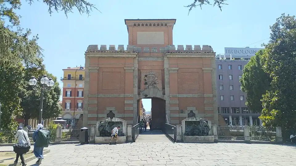 A northern view of the gate