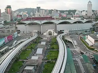 Posto Fronteiriço das Portas do Cerco on the Macanese side of the Zhuhai–Macau border.