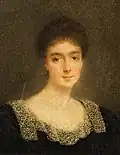 Portrait of her daughter-in-law, Marguerite, Comtesse Hubert de Pourtalès, by Lucien Lévy-Dhurmer
