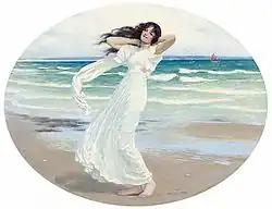 Poseidon's mistress on the shore