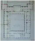 Floor plan reconstruction proposal Johannes Schmidt (1769)