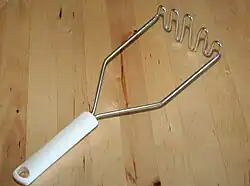 A common design for a potato masher