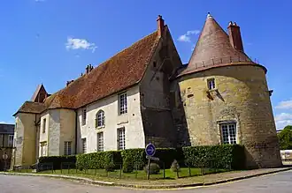 The 14th-century Château des évêques de Nevers in Prémery
