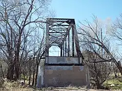 Front view of the Granite Creek Bridge