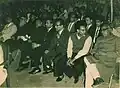 Principal Abul Kashem with first year Bangla College student and Faculty, 1962