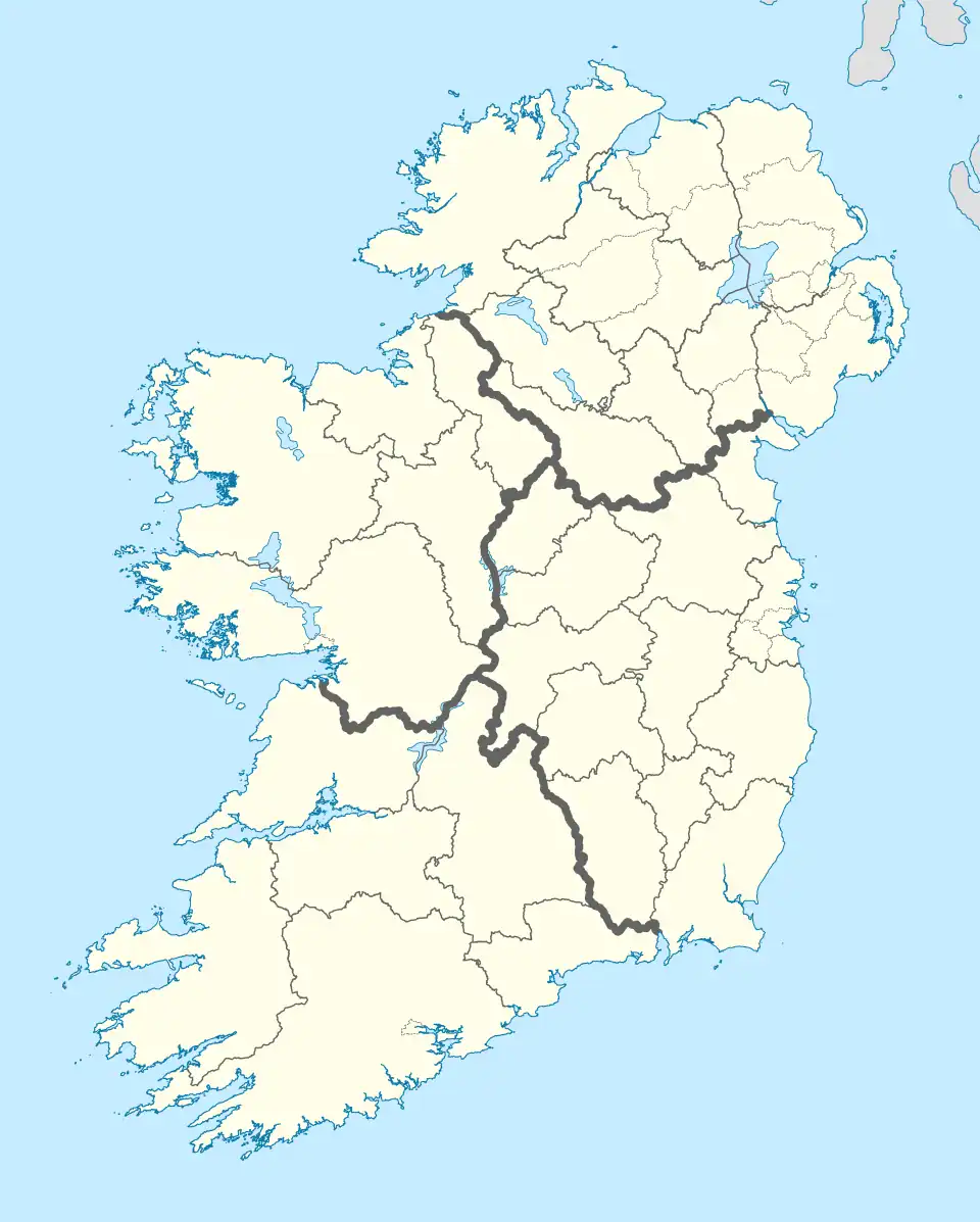 United Ireland is located in island of Ireland
