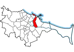 Location of Przeróbka within Gdańsk