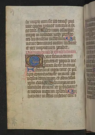 A 15th-century psalter from Bruges