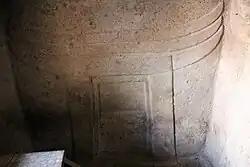 Pre-Nuragic false door topped with bull horns, from Putifigari