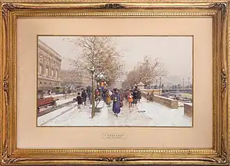 Quai du Louvre (watercolour)