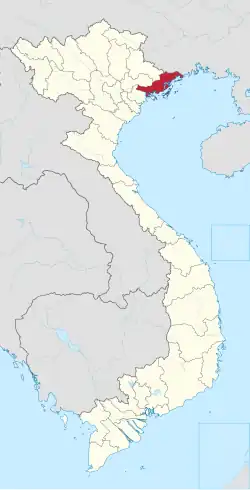 Location of Quảng Ninh in Vietnam