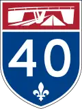 Quebec Autoroute 40.svg