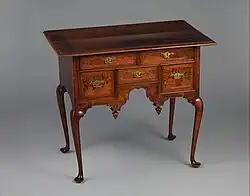 Dressing table, American, 1730–60