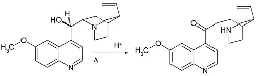 Quinine degradation by Pasteur