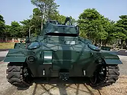 M24 Chaffee rear view