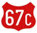 National Road 67C shield}}