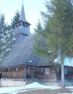 Wooden church in Aghireșu-Fabrici