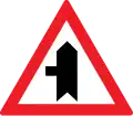 Crossroads with priority (left)