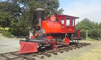 Rogue River Valley Railroad number 1, built in 1891.