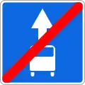 5.9.2 End of bus lane