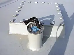Roxtec R Frame Sealing a Deck Penetration
