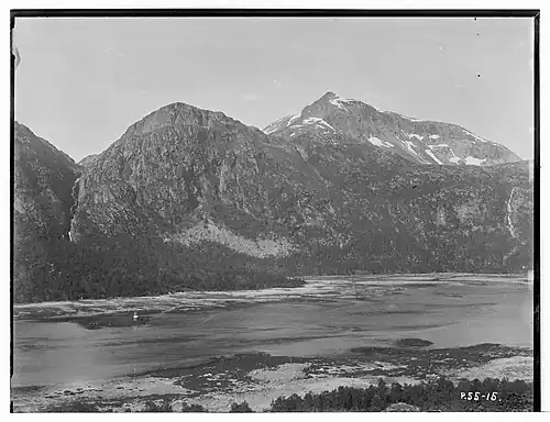 Historical image of Ramsundet strait, taken 1900-1910