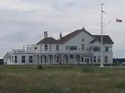 Royal Cinque Ports Golf Club clubhouse, England