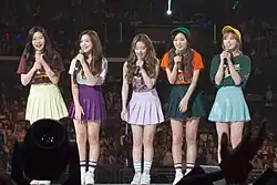 Red Velvet performing in 2015