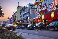Reeperbahn in Hamburg, Germany
