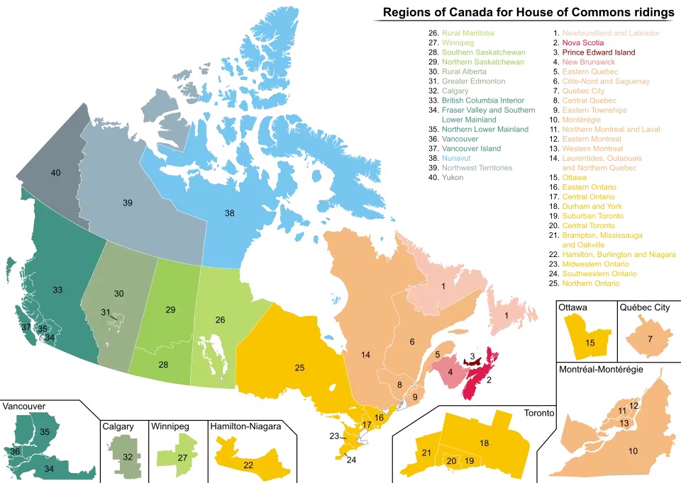 Canadian regions