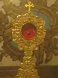 A bone relic of San Ildefonso