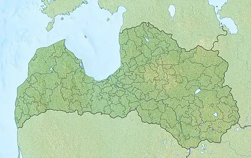 List of extreme points of Latvia is located in Latvia