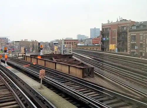 Clark Junction prior to the construction of a flyover ramp