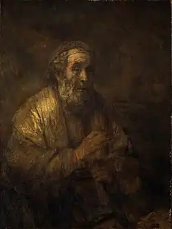 Homer Dictating his Verses by Rembrandt