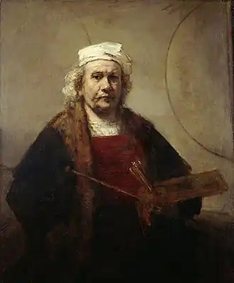 Self-Portrait with Two Circles (c. 1665–69), Kenwood House, London